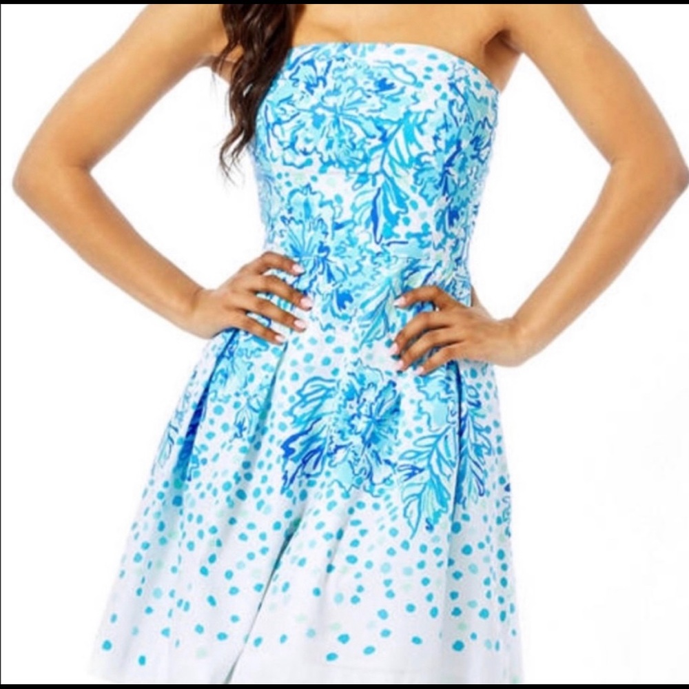 Lilly Pulitzer Kenzie a line for flare dress karma 00